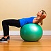 Upper Abs: Crunches on Exercise Ball