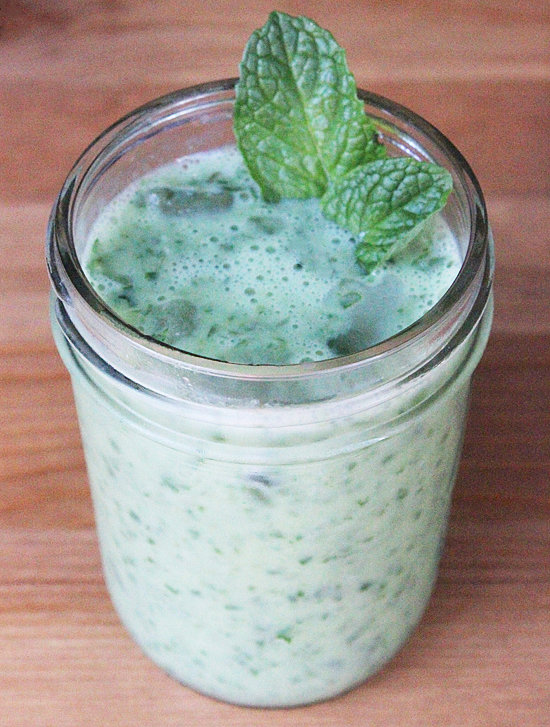 Nonalcoholic Spinach Mojito Nonalcoholic Spinach Mojito
