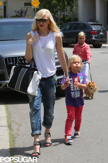 Gwen Stefani took her kids to Honor's birthday party.
Gwen Stefani took her kids to Honor's birthday party.