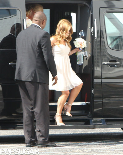 The guests arrived in style at Woodmont Christian Church in Nashville.
The guests arrived in style at Woodmont Christian Church in Nashville.