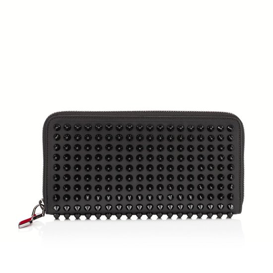 For those that consider shopping a little like going to war: an all-black, spike-covered zip-up wallet ($625).
For those that consider shopping a little like going to war: an all-black, spike-covered zip-up wallet ($625).