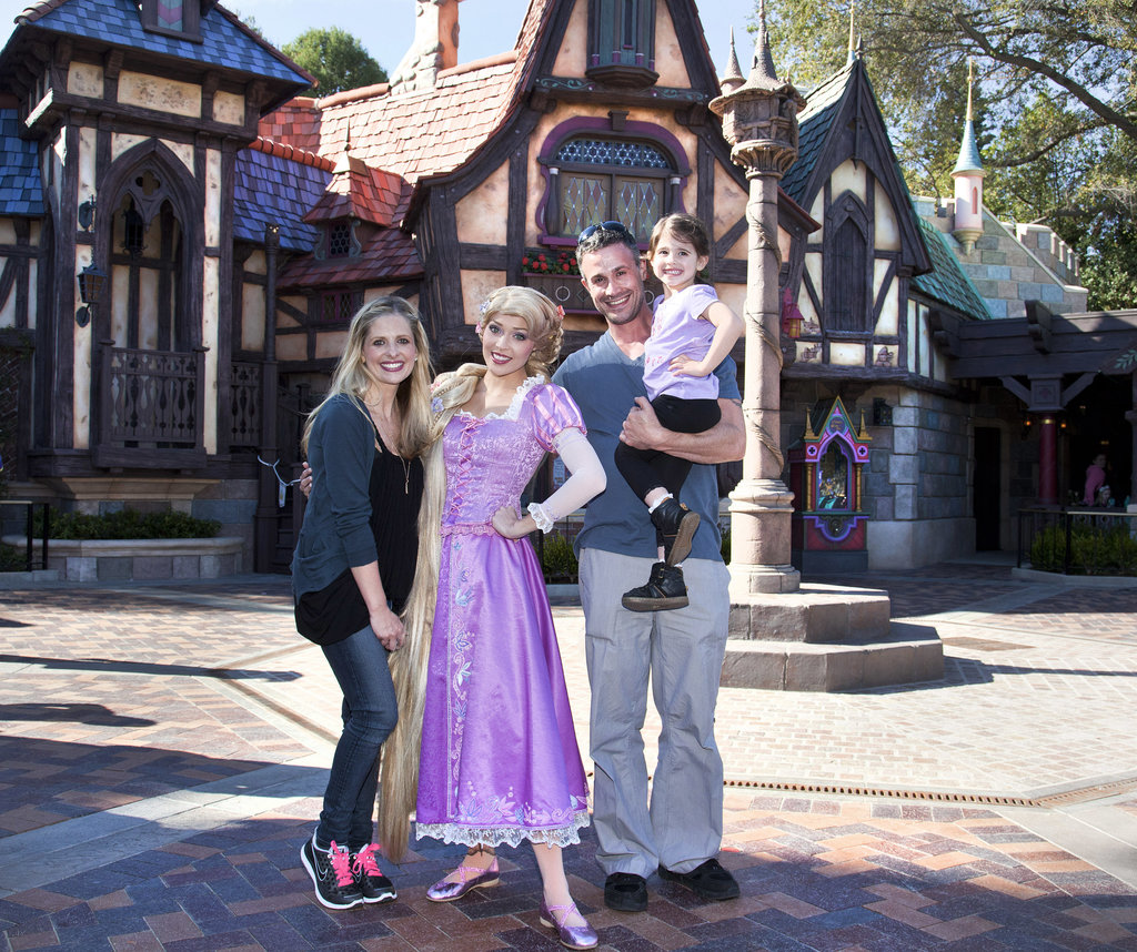 Sarah Michelle Gellar and Freddie Prinze Jr. took their daughter, Charlotte, to Disneyland in March 2013.
Sarah Michelle Gellar and Freddie Prinze Jr. took their daughter, Charlotte, to Disneyland in March 2013.