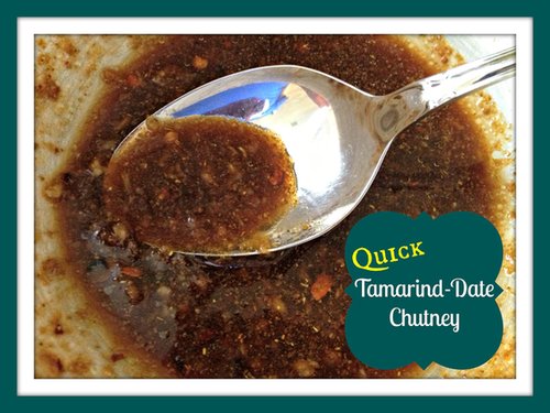 Quick Tamarind Date Chutney