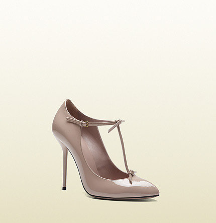 Beverly Patent Leather T-Strap Pump