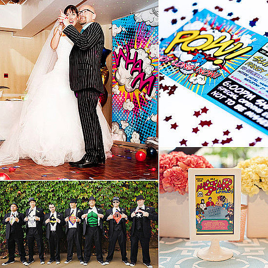 From Capes to Comic Books: Creative Ideas For a Superhero Wedding From Capes to Comic Books: Creative Ideas For a Superhero Wedding