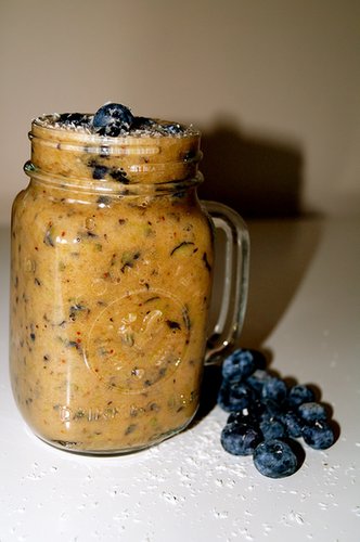 Blueberry-Pumpkin Pie Spice Smoothie