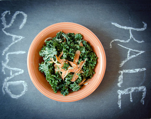 Kale Salad with Creamy Tahini Dressing