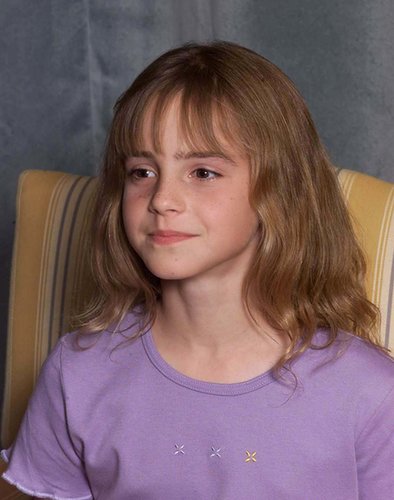 When we first met Emma in 2000, we instantly fell in love with her wispy middle bangs and adorably frizzy hair.
When we first met Emma in 2000, we instantly fell in love with her wispy middle bangs and adorably frizzy hair.