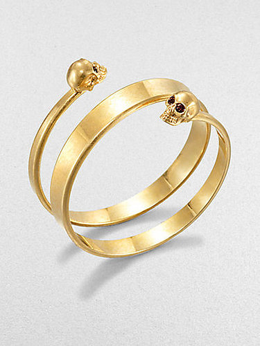 Alexander McQueen New Twin Wrap Cuff Bracelet