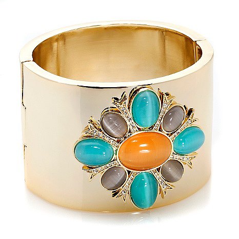 Roberto Faraone Mennella "Acquerello" Pastel Stone and Crystal Goldtone Cuff-Style Bangle Bracelet
Log in to POPSUGAR and tell us which of the following HSN.com jewelry offerings is No. 1 on your Summer must-have list at the end of this poll!
Roberto Faraone Mennella "Acquerello" Pastel Stone and Crystal Goldtone Cuff-Style Bangle Bracelet
Log in to POPSUGAR and tell us which of the following HSN.com jewelry offerings is No. 1 on your Summer must-have list at the end of this poll!
