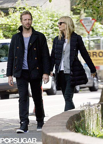 Gwyneth Paltrow and Chris Martin went for a walk in London together.
Gwyneth Paltrow and Chris Martin went for a walk in London together.