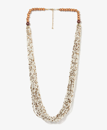 FOREVER 21 Beaded Tribal Necklace
