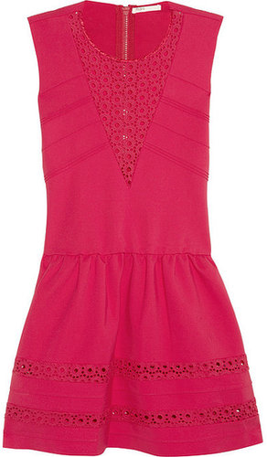 Maje Acrobate stretch-crepe jersey mini dress
