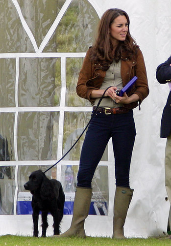 Kate Middleton kept her dog, Lupo, on a leash at the June 2012 Metropolitan Polo Club Charity Cup.
Kate Middleton kept her dog, Lupo, on a leash at the June 2012 Metropolitan Polo Club Charity Cup.