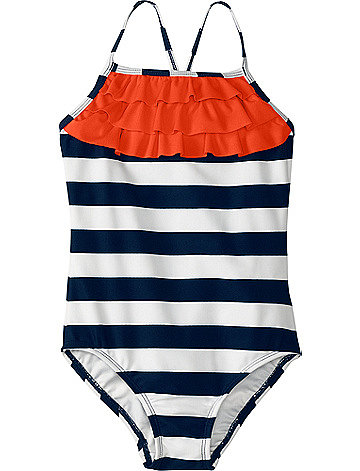 For Babies Through Big Girls: Hanna Andersson Ruffle Swimsuit For Babies Through Big Girls: Hanna Andersson Ruffle Swimsuit