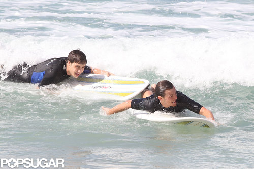 One Direction's Liam Payne and Louis Tomlinson hit the Sydney surf together in April 2012.
One Direction's Liam Payne and Louis Tomlinson hit the Sydney surf together in April 2012.