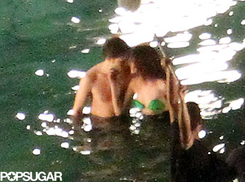 Robert Pattinson took a shirtless dip with Kristen Stewart while filming Breaking Dawn in the Caribbean in April 2011.
Robert Pattinson took a shirtless dip with Kristen Stewart while filming Breaking Dawn in the Caribbean in April 2011.