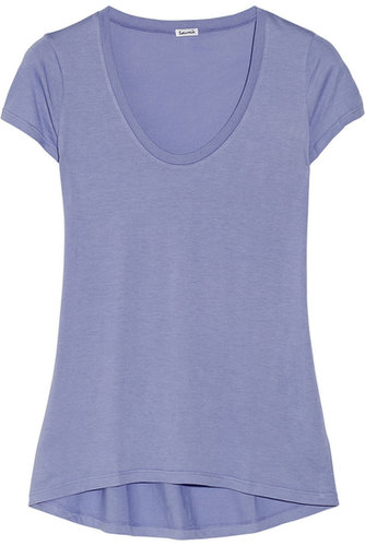 True crewnecks might instantly conjure up long hours on the treadmill, but a revised, low-scoop turns this Splendid option ($48) into something for life outside the gym.
True crewnecks might instantly conjure up long hours on the treadmill, but a revised, low-scoop turns this Splendid option ($48) into something for life outside the gym.