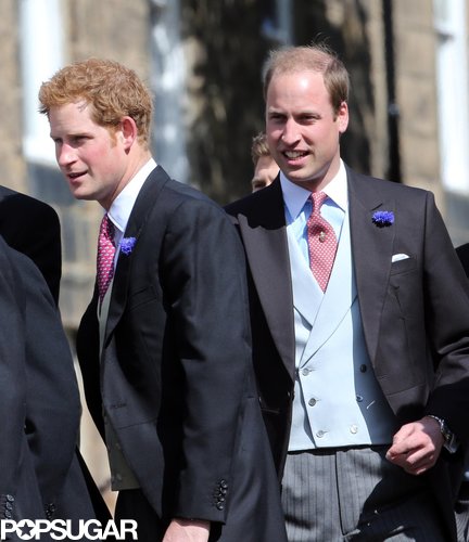 Princes William and Harry arrived for the festivities.
Princes William and Harry arrived for the festivities.
