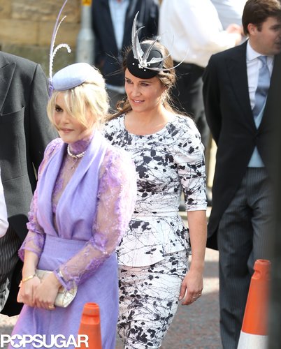 Pippa Middleton dressed up for the wedding of Melissa Percy and Thomas van Straubenzee.
Pippa Middleton dressed up for the wedding of Melissa Percy and Thomas van Straubenzee.