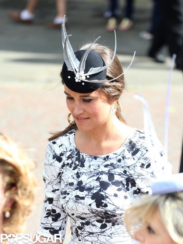 Pippa Middleton arrived for the wedding.
Pippa Middleton arrived for the wedding.