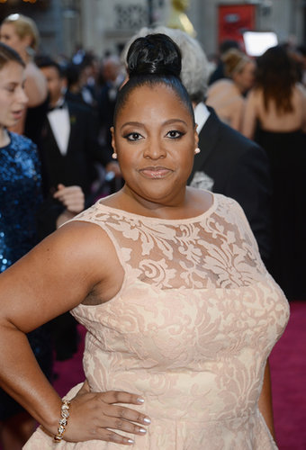 Sherri Shepherd's Oscars look featured a skyscraping bun that was topped off with a band of hair at the base.
Sherri Shepherd's Oscars look featured a skyscraping bun that was topped off with a band of hair at the base.