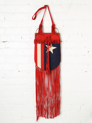 There's a touch of the American West in this fringed crossbody bag ($398) from Spell & The Gypsy Collective.
There's a touch of the American West in this fringed crossbody bag ($398) from Spell & The Gypsy Collective.