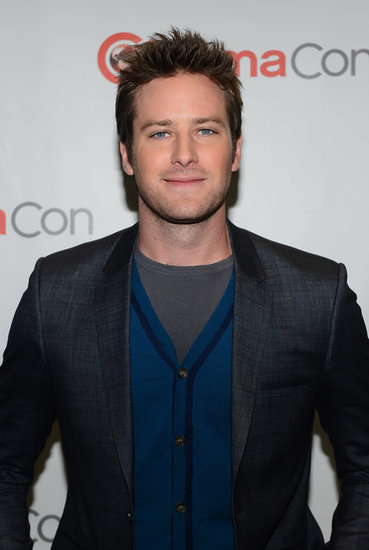Oh, Armie — the Lone Ranger star has been letting it all hang out lately when it comes to sexy talk. He recently told Elle magazine, "One chick tried to stab me when we were having sex. I should so not be telling this story. She was like, 'True love leaves scars. You don't have any.' And then she tried to stab me with a butcher knife. Of course I promptly broke up with her . . . seven months later."
Oh, Armie — the Lone Ranger star has been letting it all hang out lately when it comes to sexy talk. He recently told Elle magazine, "One chick tried to stab me when we were having sex. I should so not be telling this story. She was like, 'True love leaves scars. You don't have any.' And then she tried to stab me with a butcher knife. Of course I promptly broke up with her . . . seven months later."