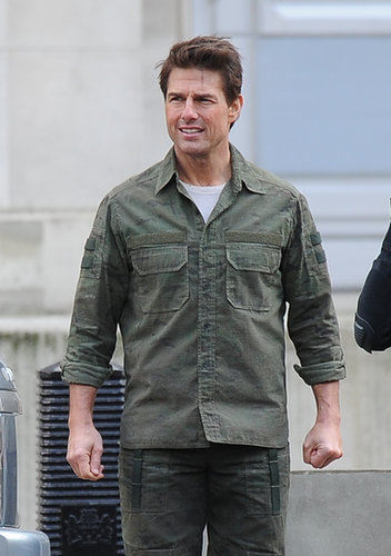 Tom Cruise hit the London set of All You Need Is Kill in February 2013.
Tom Cruise hit the London set of All You Need Is Kill in February 2013.