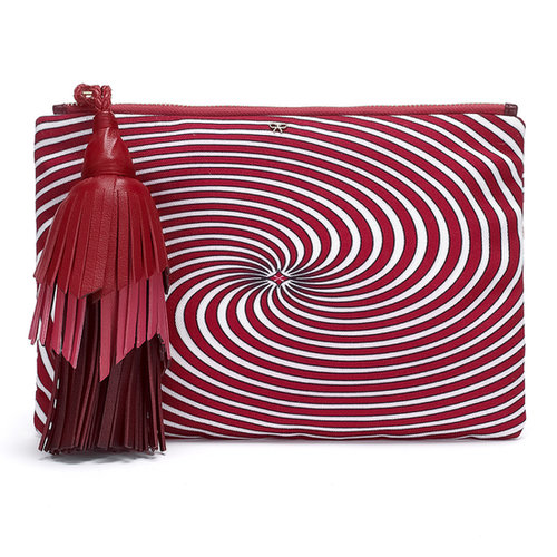 Captivate fellow partiers with Anya Hindmarch's swirly, twirly zip-up ($650).
Captivate fellow partiers with Anya Hindmarch's swirly, twirly zip-up ($650).