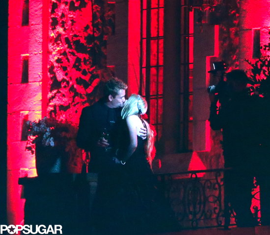 Avril Lavigne wore a black wedding dress to marry Chad Kroeger in the South of France.
Avril Lavigne wore a black wedding dress to marry Chad Kroeger in the South of France.