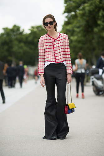 This showgoer topped her dramatic flares with a little Parisian flair — a tweedy jacket for just the right chic finish.
Source: Le 21ème | Adam Katz Sinding
This showgoer topped her dramatic flares with a little Parisian flair — a tweedy jacket for just the right chic finish.
Source: Le 21ème | Adam Katz Sinding