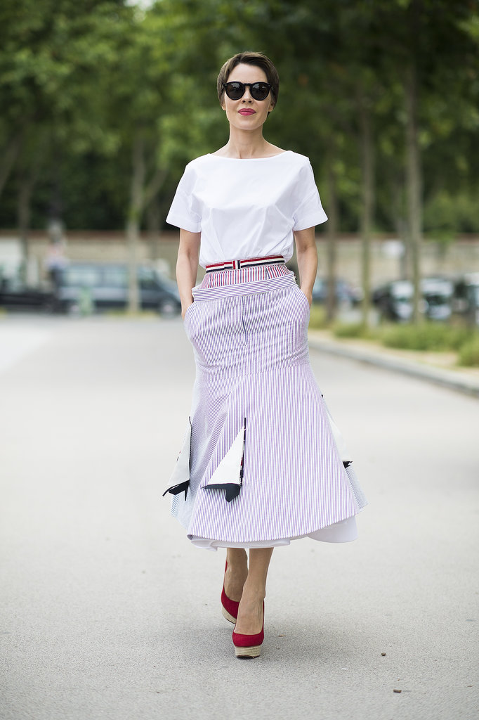 What's more perfect for Summer than a crisp red, white, and blue palette and a great pair of espadrilles?
Source: Le 21ème | Adam Katz Sinding
What's more perfect for Summer than a crisp red, white, and blue palette and a great pair of espadrilles?
Source: Le 21ème | Adam Katz Sinding