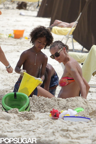 Heidi Klum Rocks a Bikini and Braids in the Bahamas Heidi Klum Rocks a Bikini and Braids in the Bahamas