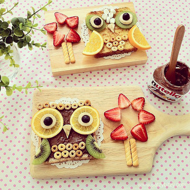 What a hoot! Nutella, kiwi, Cheerios, and more come together for a super savory treat.
Source: Instagram user leesamantha
What a hoot! Nutella, kiwi, Cheerios, and more come together for a super savory treat.
Source: Instagram user leesamantha