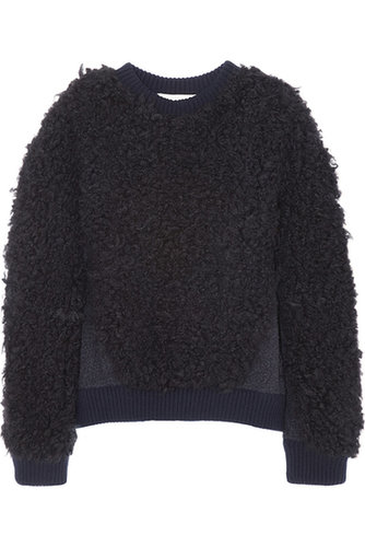 We're wild for anything with must-touch-now sort of texture. Stella McCartney must have heard us, creating this shearling-esque sweatshirt ($885).
We're wild for anything with must-touch-now sort of texture. Stella McCartney must have heard us, creating this shearling-esque sweatshirt ($885).