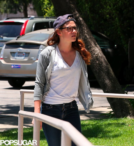 Kristen Stewart got back to work at a studio in LA.
Kristen Stewart got back to work at a studio in LA.