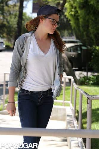 Kristen Stewart Gets Back to Work in Her Signature Style Kristen Stewart Gets Back to Work in Her Signature Style