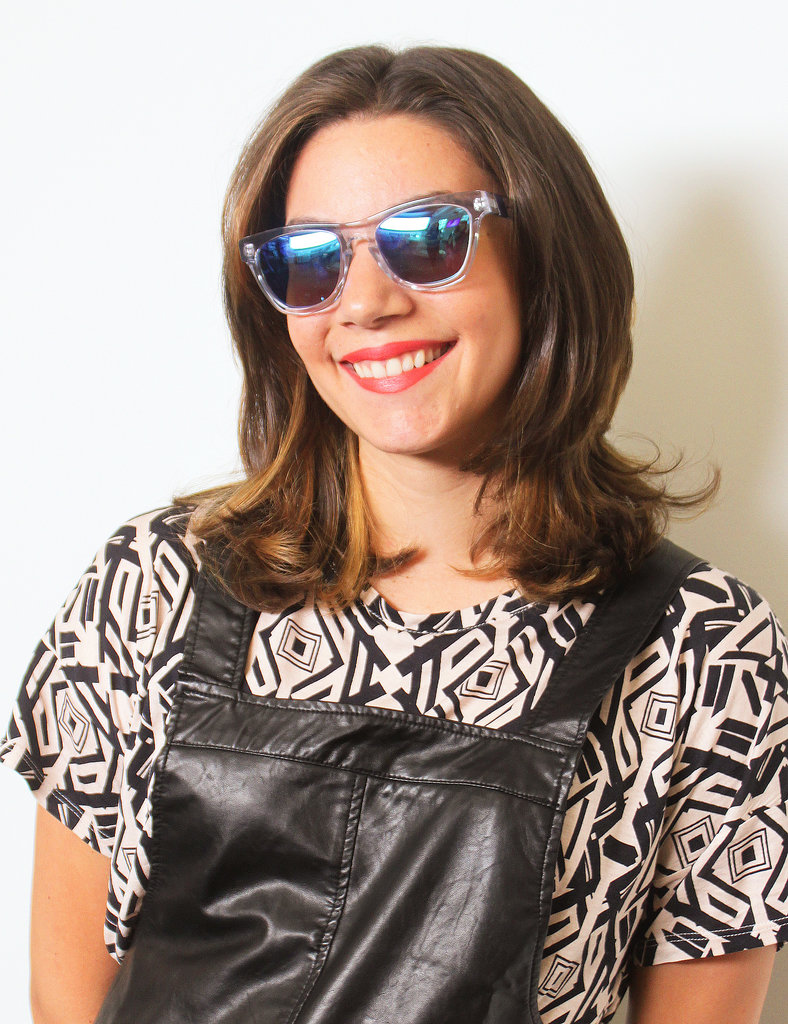 We're all about mirrored sunglasses, especially with cool clear legs and frames like on this pair ($153) from celeb-favorite Westward Leaning. The blue in the reflective lenses looks best with a contrasting lip color like MAC Neon Orange lipstick ($16).
We're all about mirrored sunglasses, especially with cool clear legs and frames like on this pair ($153) from celeb-favorite Westward Leaning. The blue in the reflective lenses looks best with a contrasting lip color like MAC Neon Orange lipstick ($16).