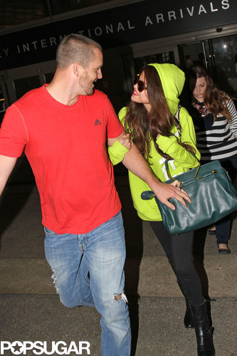 Selena Gomez smiled with her stepdad, Brian Teefey.
Selena Gomez smiled with her stepdad, Brian Teefey.