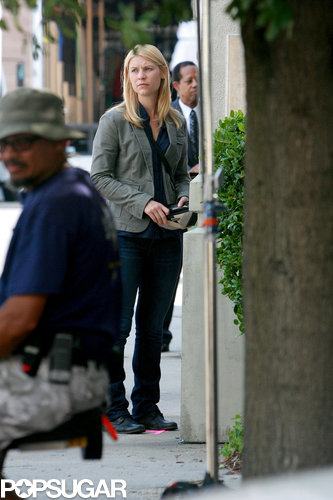 Claire Danes Brings Her Little Man to the Set of Homeland Claire Danes Brings Her Little Man to the Set of Homeland