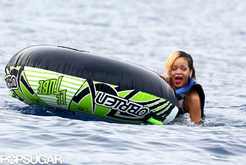 Rihanna and Bikini-Clad Cara Make a Splash in Monaco Rihanna and Bikini-Clad Cara Make a Splash in Monaco