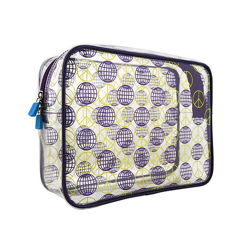 Your items will be in plain sight with the Window Seat Set World Peace makeup bag ($13, originally $45), and the print is spot on for the frequent traveler.
Your items will be in plain sight with the Window Seat Set World Peace makeup bag ($13, originally $45), and the print is spot on for the frequent traveler.