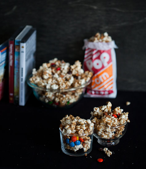 Spicy Gooey M&M's and Almond Popcorn Spicy Gooey M&M's and Almond Popcorn