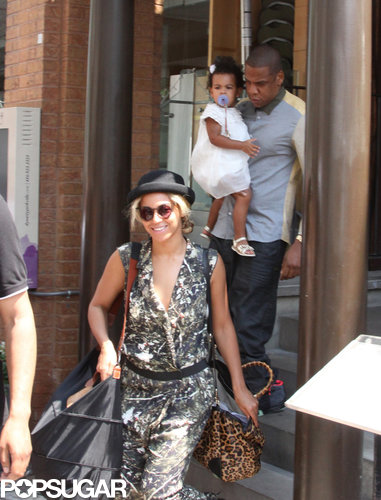 Beyoncé was all smiles when she stepped out with Blue Ivy Carter and Jay Z for lunch in Toronto in July 2013.
Beyoncé was all smiles when she stepped out with Blue Ivy Carter and Jay Z for lunch in Toronto in July 2013.