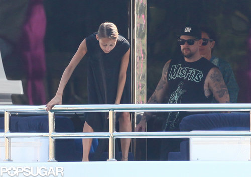 Nicole Richie and Joel Madden spent time on a yacht in Italy.
Nicole Richie and Joel Madden spent time on a yacht in Italy.