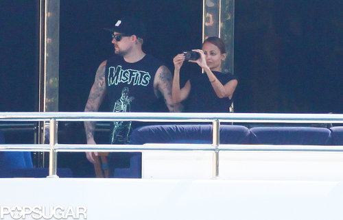Nicole Richie snapped photos from a yacht.
Nicole Richie snapped photos from a yacht.