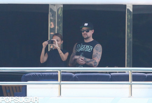 Nicole Richie and Joel Madden took in the view from their yacht in Portofino.
Nicole Richie and Joel Madden took in the view from their yacht in Portofino.