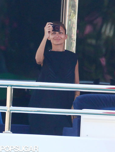 Nicole Richie snapped photos.
Nicole Richie snapped photos.