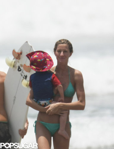 Gisele Bündchen hit the beach with Jack during an April 2006 trip to Costa Rica.
Gisele Bündchen hit the beach with Jack during an April 2006 trip to Costa Rica.